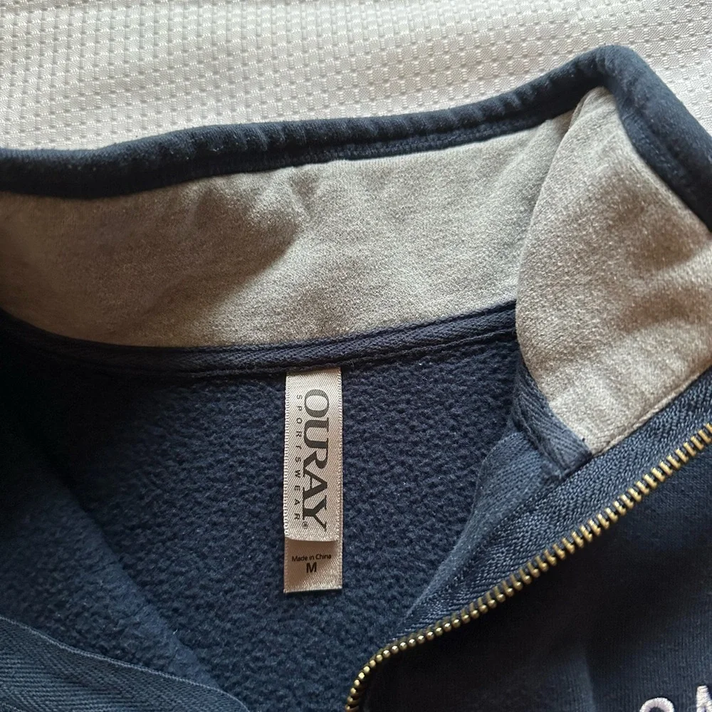 Cayman Islands Navy Quarter Zip - Picture 3 of 3